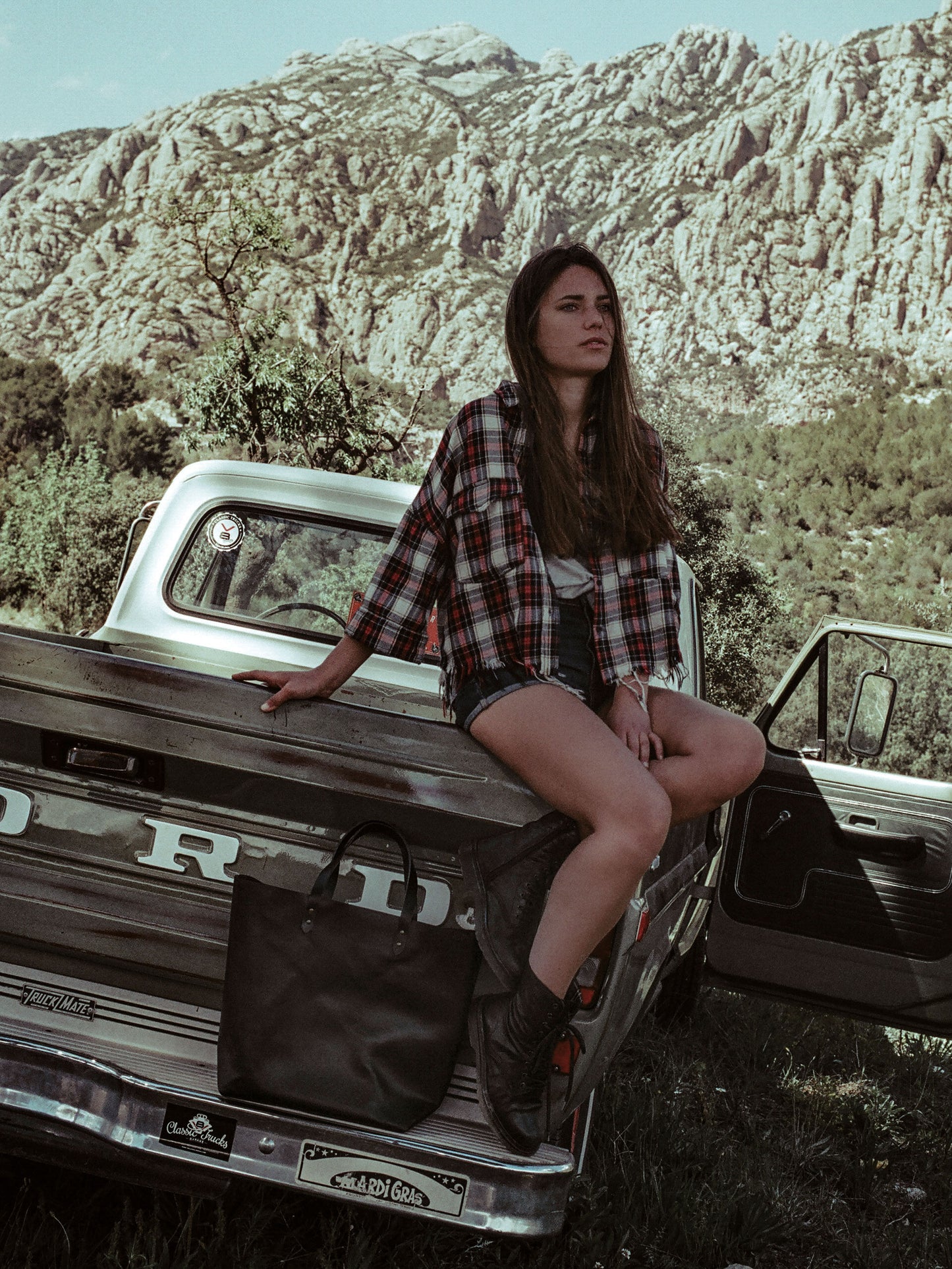 SHOPPER - Sac Cognac