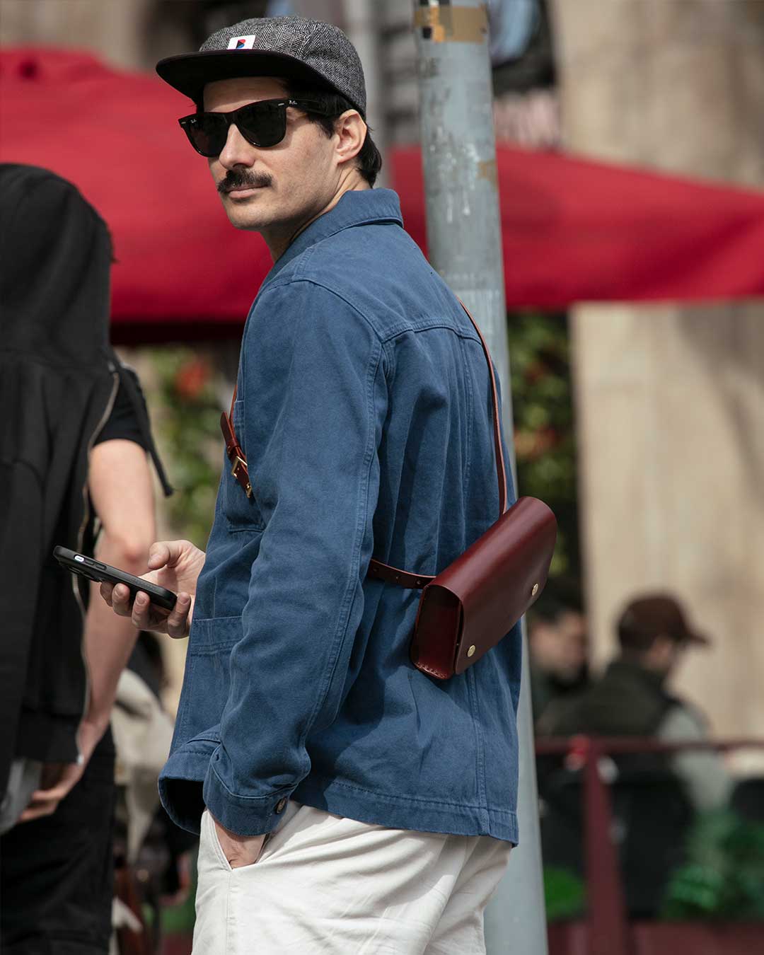 NOMADPACK - Cognac Waist Bag