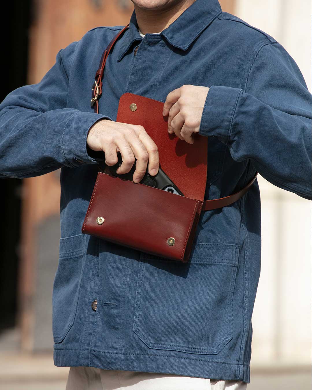 NOMADPACK - Cognac Waist Bag