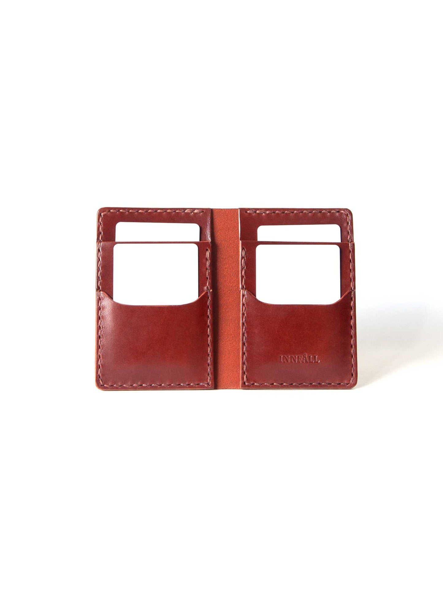 COURIER - Cognac Vertical Wallet