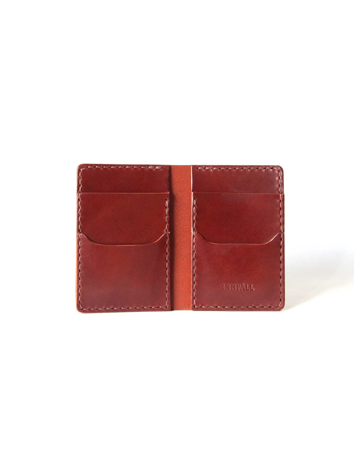 COURIER - Cognac Vertical Wallet