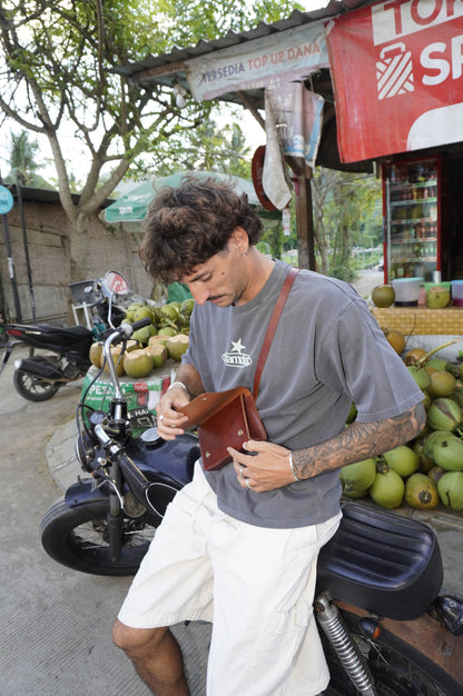 NOMADPACK - Sac banane Cognac