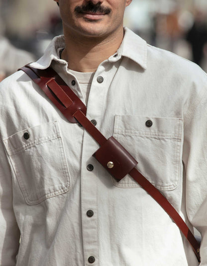NOMADPACK - Cognac Waist Bag