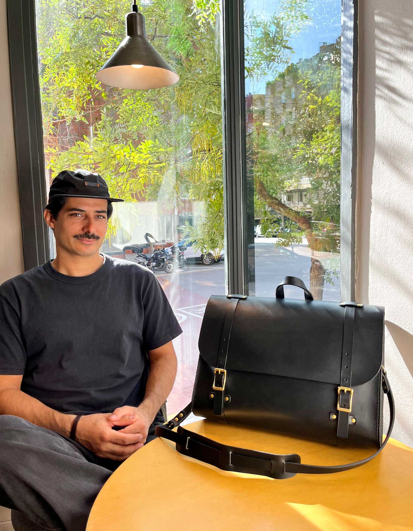 NOMADPACK - Sac banane Cognac