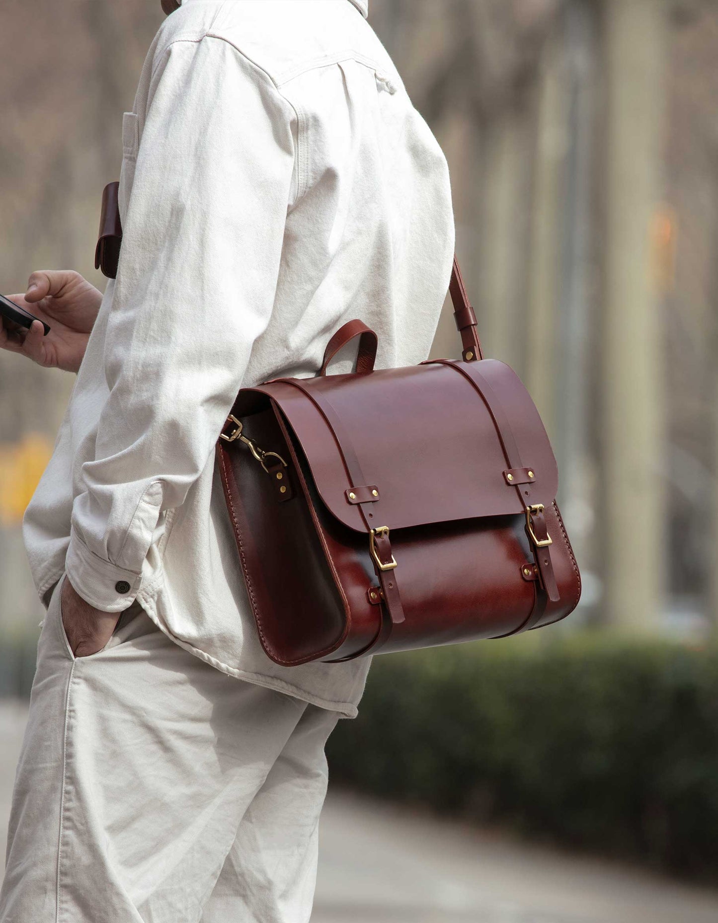 NOMADPACK - Cognac Waist Bag