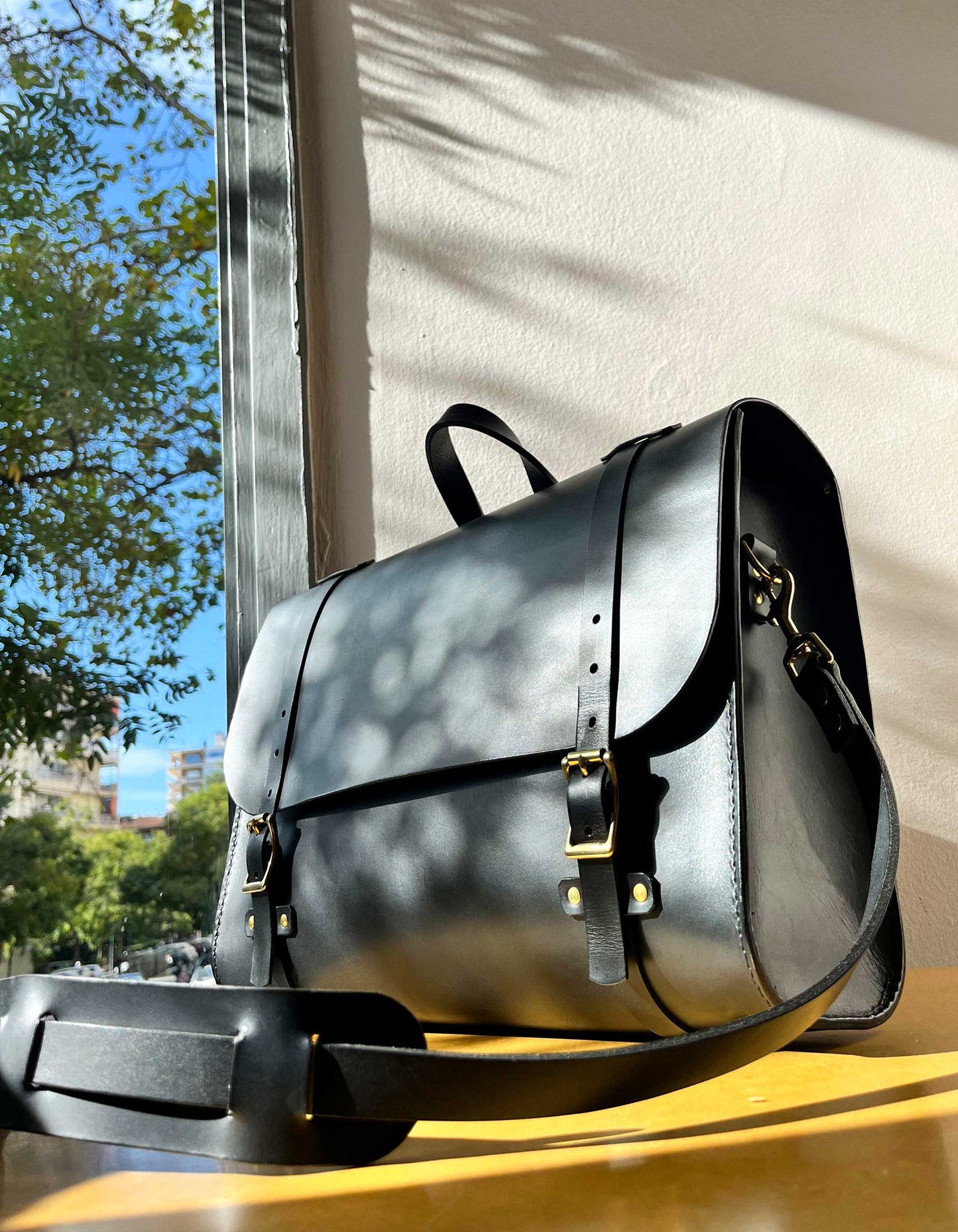 NOMADPACK - Sac banane Cognac