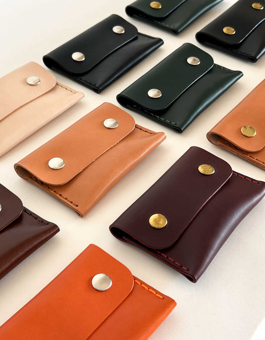 POCKET - Tarjetero Cognac